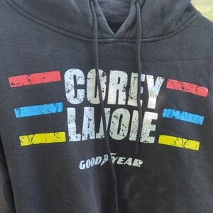 Corey LaJoie Black Hoodie (XXL)